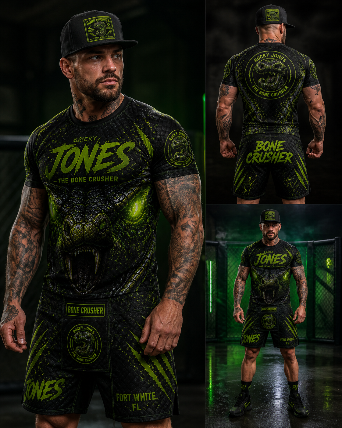 Rocky Jones "The Bone Crusher" – Custom AOP Walkout Shirt | Fort White, FL