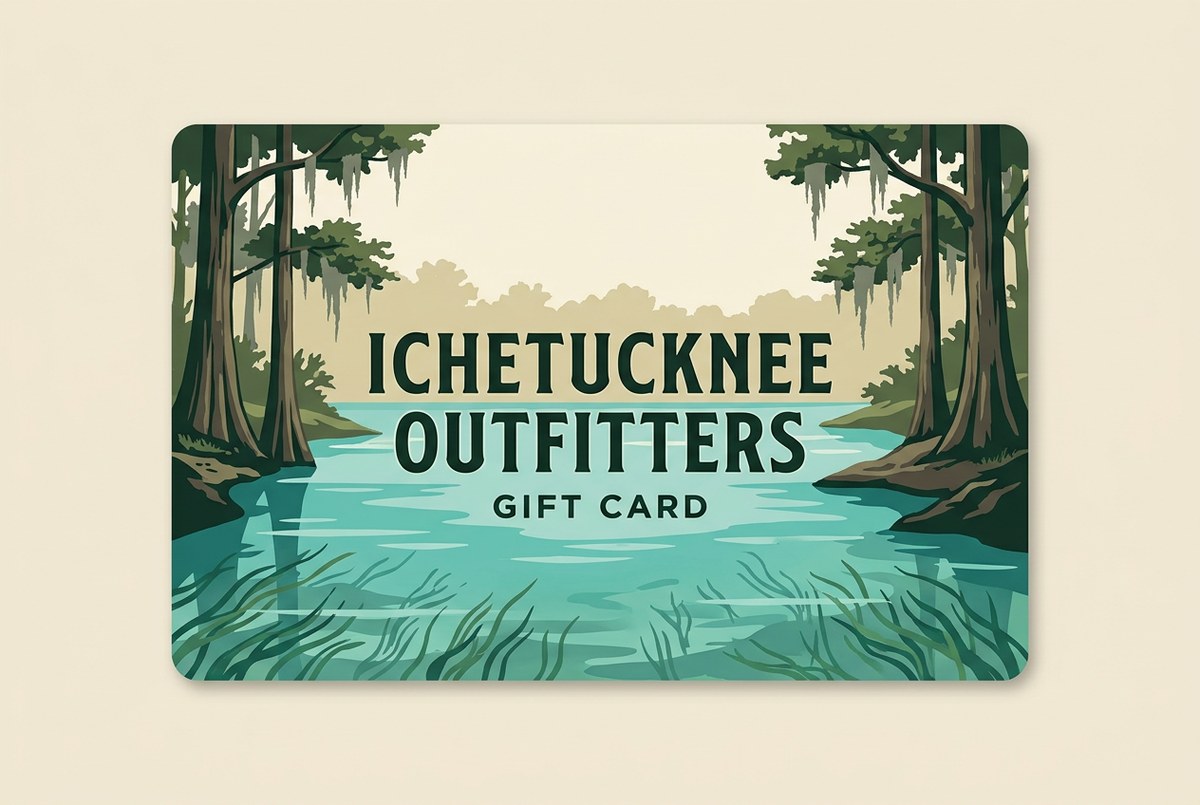 Ichetucknee Outfitters gift card artwork