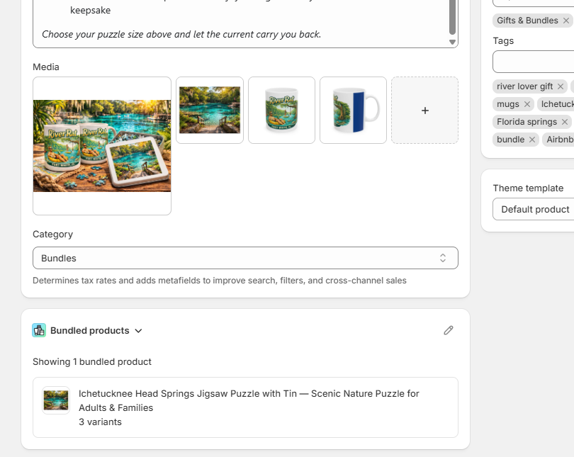 Puzzle and Mugs Bundle